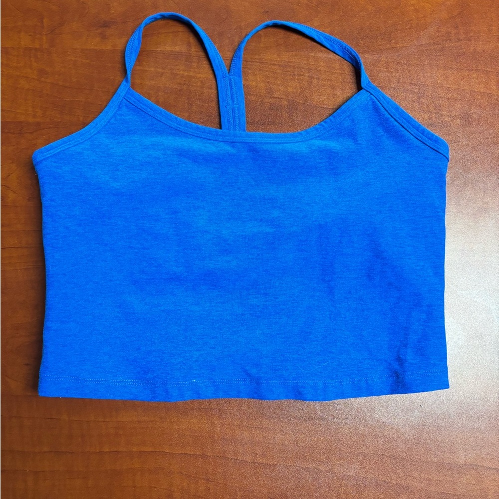 Spacedye Slim Racerback Cropped Tank